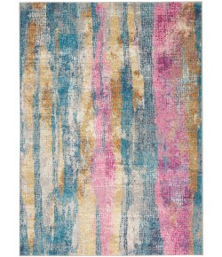 Nourison Passion - Psn16 Grey Multicolor Area Rug 5 ft. 3 X 7 ft. 3 Rectangle