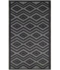 Nourison Versatile Charcoal Black NRV01 2 ft. X 6 ft. Rectangle Rug