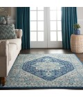 Nourison Tranquil Area Rug TRA06-Ivory/Navy