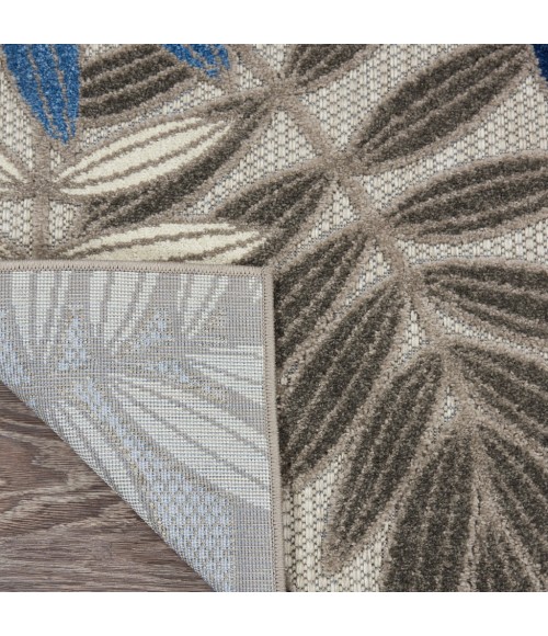 Nourison Aloha Runner Area Rug ALH18-Grey/Blue