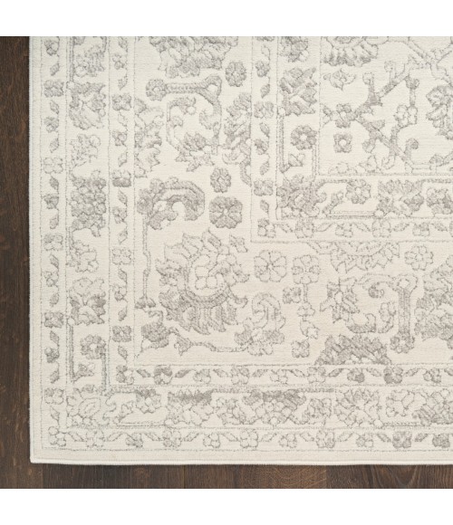 Nourison Grace Grey GCE01 5 ft. 3 in. X 7 ft. 3 in. Rect. Rug