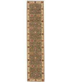 Nourison Home Living Treasures LI04 Green 2 ft. 6 in. X 12 ft. Area Rug