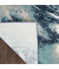 Kathy Ireland American Manor Area Rug AMR03 Blue/Ivory 3'11" x 5'11"