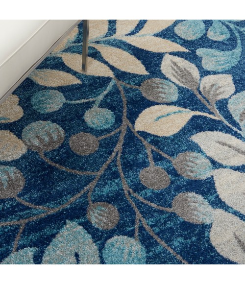 Nourison Tranquil Area Rug TRA03-Navy