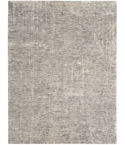 Nourison Luna Grey Silver LUN01 8 ft. X 10 ft. Rect. Rug