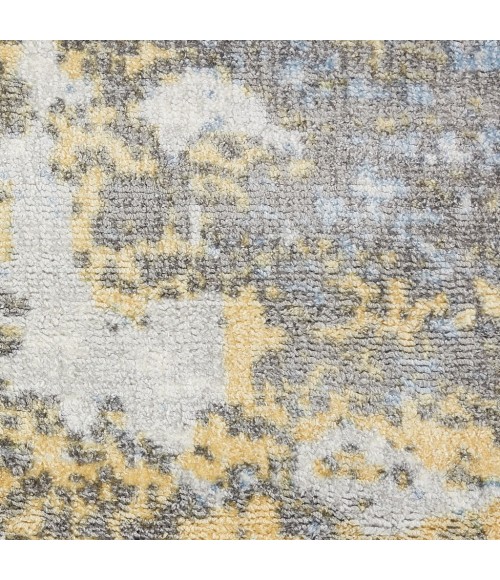 kathy ireland Home Safari Dreams Runner Area Rug KI371-Ivory/Gold