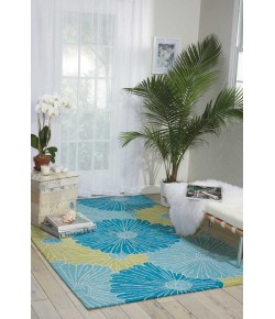 Nourison Fantasy - Fa25 Seafoam Area Rug 5 ft. X 7 ft. 6 in. Rectangle