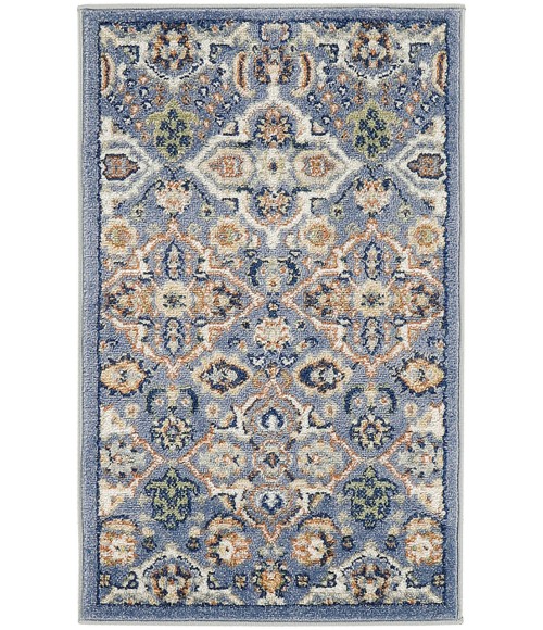 Nourison Allur Light Blue ALR03 2 ft. X 3 ft. Rectangle Rug
