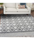 Nicole Curtis Series 3 Area Rug SR301 Grey/Ivory 8' x 10'6"