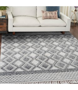 Nicole Curtis Series 3 SR301 Grey/Ivory 8 ft. X 10 ft. 6 in. Area Rug