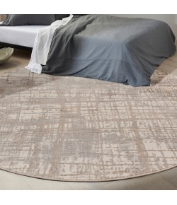 Calvin Klein Ck950 Rush - Ck950 Ivory Taupe Area Rug 8 ft. X Round