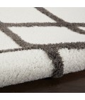 Nourison FEATHER SOFT Area Rug Nourison Feather Soft Area Rug FEA01-Ivory Charcoal