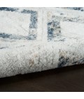 Nourison Dekor Grey Navy DEK05 2 ft. X 4 ft. Rect. Rug