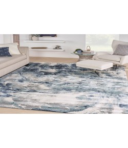 Nourison American Manor Blue Ivory AMR03 7 ft. 10 in. X 9 ft. 10 in. Rectangle Rug