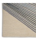Nourison Symmetry Area Rug SMM06-Ivory/Grey