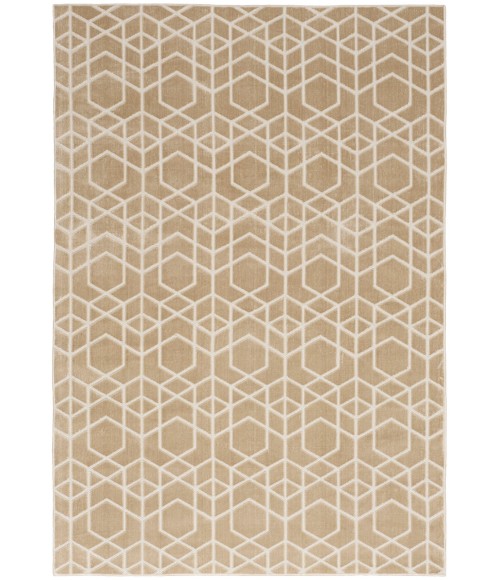 Nourison Washable Charm Beige Ivory WCH01 4 ft. X 6 ft. Rect. Rug
