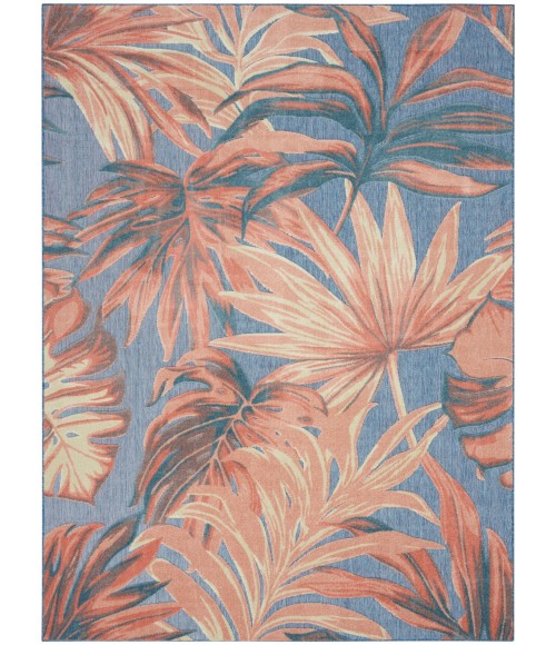 Nourison Aloha Blue Rose ALH43 9 ft. X 12 ft. Rect. Rug