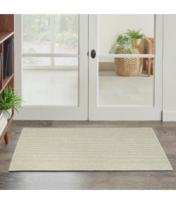 Nourison Textured Home Ivory Green TXH01 2 ft. 2 in. x 3 ft. 9 in. Rect. Rug