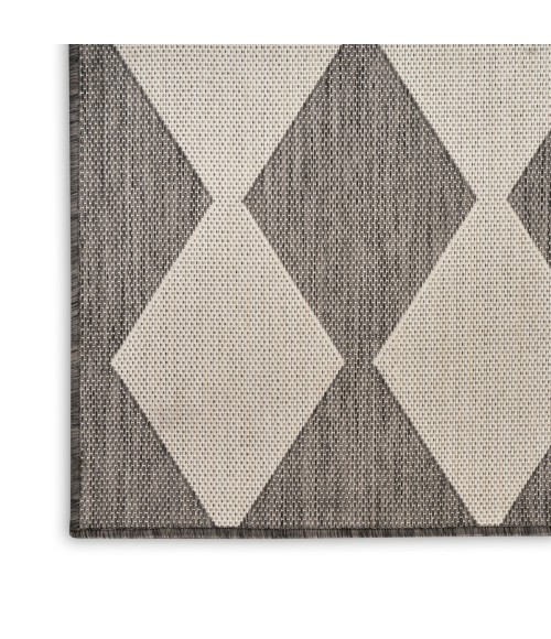 Nourison Positano Charcoal POS04 5 ft. X 7 ft. Rect. Rug