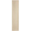 Nourison Tulum Cream TLM05 2 ft. 2 in. X 10 ft. Rect. Rug