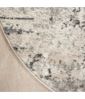 Nourison Concerto Ivory Blue Grey CNC01 4 ft. X Round Rug
