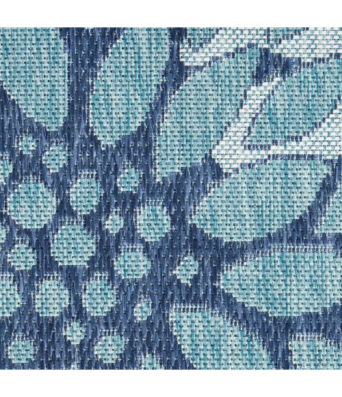 Nourison Garden Oasis Navy GOA06 3 ft. X 5 ft. Rect. Rug