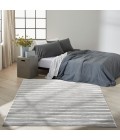Calvin Klein CK011 Verdant Charcoal Ivory VRD03 5 ft. X 7 ft. Rect. Rug