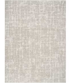 Nourison Home Modern Shag Grey Ivory MMD06 5 ft. 3 in. X 7 ft. Rectangle Rug