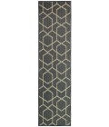 Nourison Horizon Indoor/Outdoor Charcoal HOZ01 2 ft. X 6 ft. Rect. Rug