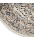 Nourison Concerto Ivory Grey CNC05 10 ft. X Round Rug