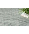 Nourison Courtyard Ivory Aqua COU01 5 ft. Round Rug