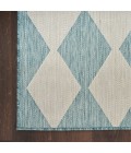 Nourison Positano Aqua POS04 6 ft. X 9 ft. Rect. Rug