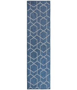Nourison Horizon Indoor/Outdoor Denim HOZ01 2 ft. X 6 ft. Rect. Rug