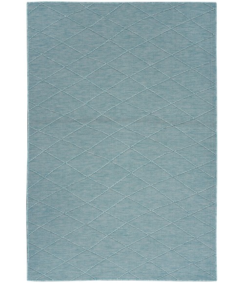 Nourison Practical Solutions Aqua PSL01 5 ft. X 7 ft. Rect. Rug