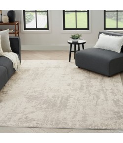 Nourison Concerto Cream Grey CNC01 5 ft. 3 in. X 7 ft. 3 in. Rect. Rug