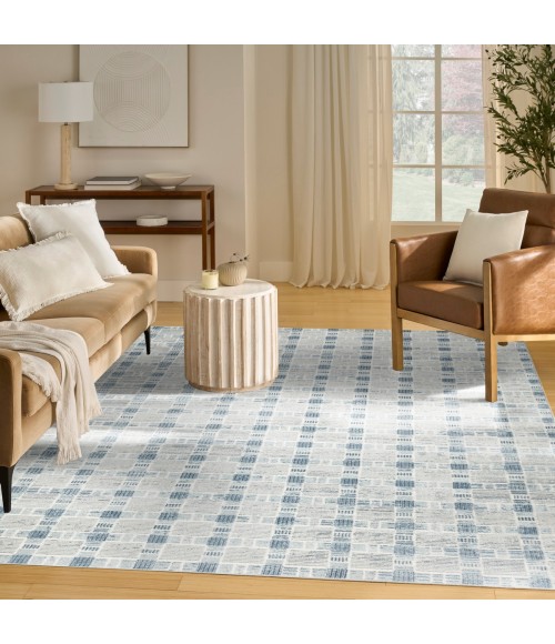 Nourison Nordic Blue NRC14 8 ft. X 10 ft. Rect. Rug