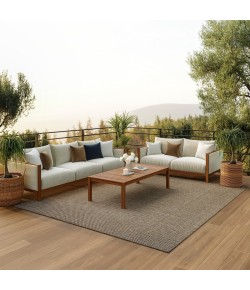 Nourison Tulum Brown TLM03 9 ft. X 12 ft. Rect. Rug