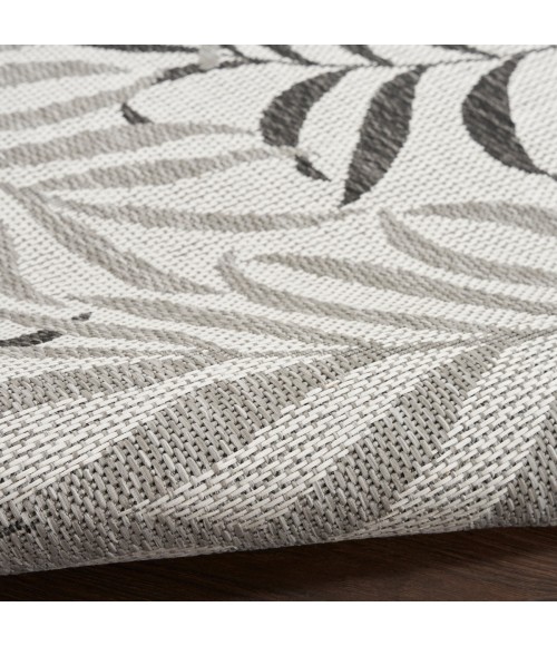 Nourison Garden Oasis Grey GOA01 2 ft. X 6 ft. Rect. Rug