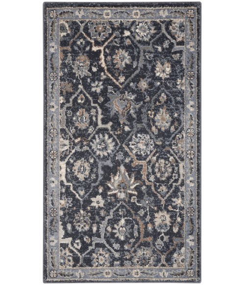 Nourison MOROCCAN CELEBRATION Area Rug Kathy Ireland Moroccan Celebration Area Rug KI385-Navy