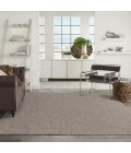 Nourison Washable Solutions Grey/Mocha WSL01 10 ft. X 14 ft. Rect. Rug