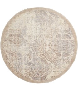 Nourison Graphic Illusions - Gil09 Ivory Area Rug 7 ft. 9 X Round