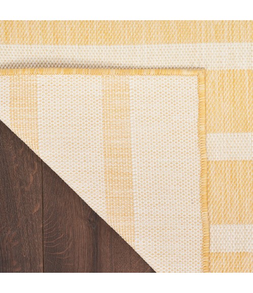 Nourison Positano Yellow Ivory POS03 6 ft. X 9 ft. Rect. Rug