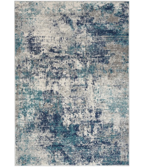 Nourison Passion Area Rug PSN36 Ivory Teal