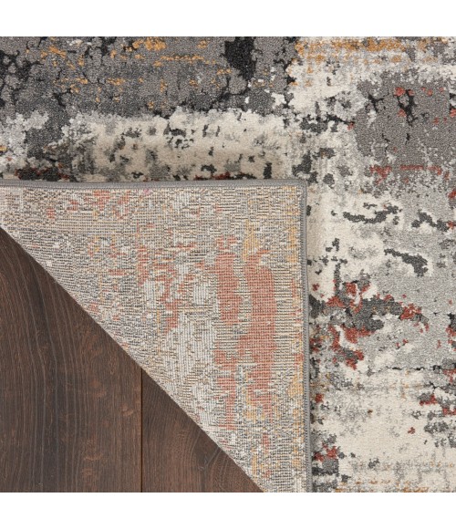 Nourison Ludlow Grey/Multi LDW02 2 ft. 2 in. X 7 ft. 6 in. Rect. Rug