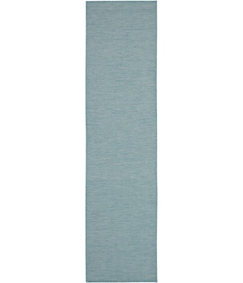 Nourison Positano Aqua POS01 2 ft. X 6 ft. Rect. Rug