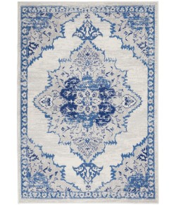 Nourison Whimsicle - Whs14 Ivory Blue Area Rug 6 ft. X 9 ft. Rectangle
