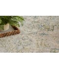 Nourison Astra Machine Washable Blue Green ASW12 6 ft. 7 in. X 9 ft. Rectangle Rug