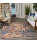 Nourison Aloha Blue Rose ALH43 3 ft. 6 in. X 5 ft. 6 in. Rect. Rug
