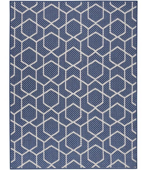 Nourison Horizon Indoor/Outdoor Navy HOZ01 5 ft. X 7 ft. Rect. Rug