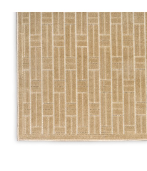 Nourison Washable Charm Beige Ivory WCH02 4 ft. X 6 ft. Rect. Rug